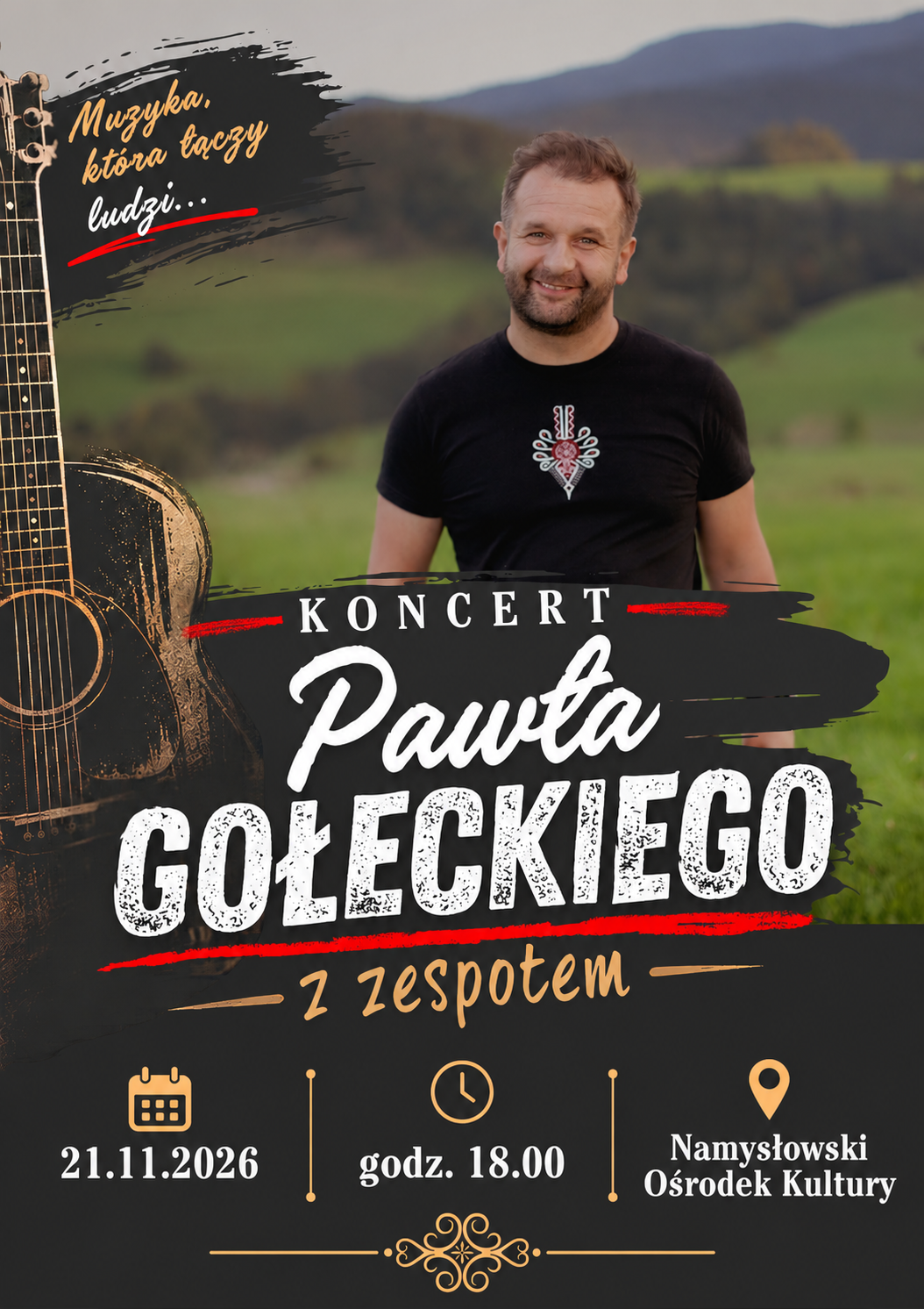 Koncert Pawła Gołęckiego
