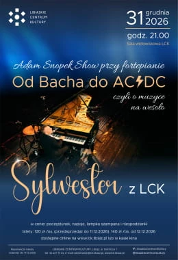 Sylwester 2026: Adam Snopek Show przy fortepianie "Od Bacha do AC/DC"
