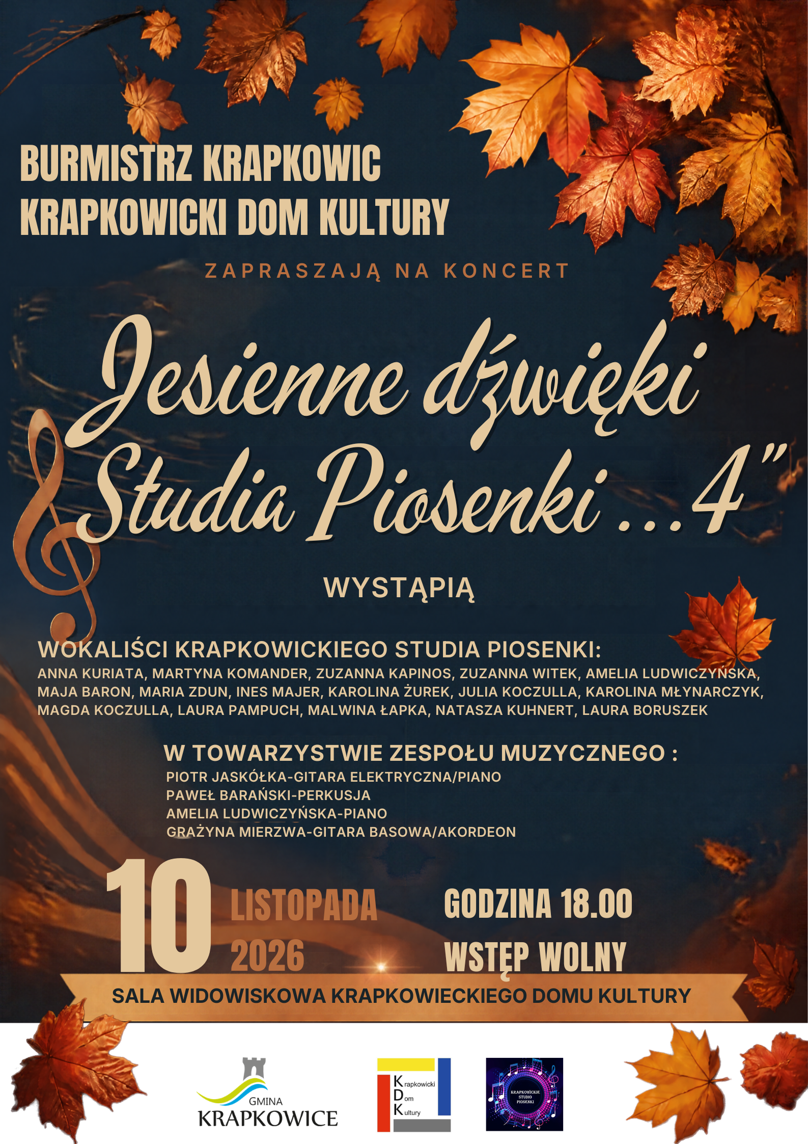 Jesienne dźwięki Studia Piosenki… 4
