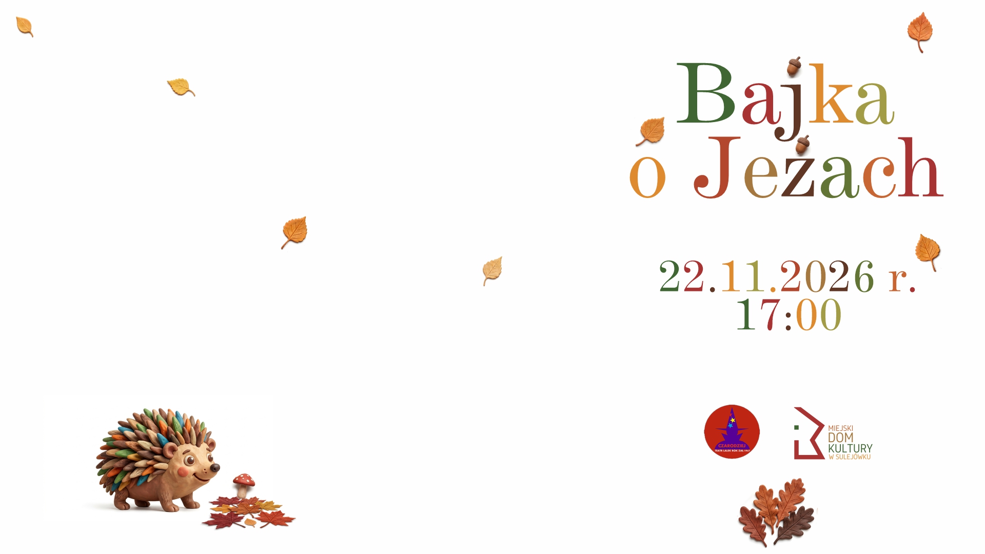 "Bajka o jeżach" - spektakl Teatru Czarodziej