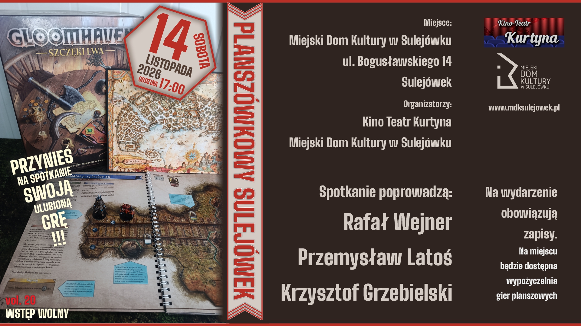 Planszówkowy Sulejówek vol. 20