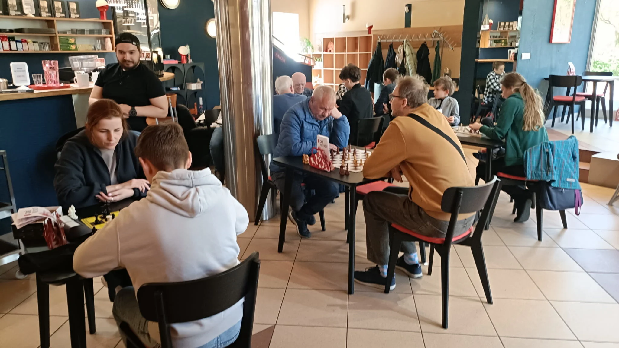 Klub szachowy w Café Przyjaźń