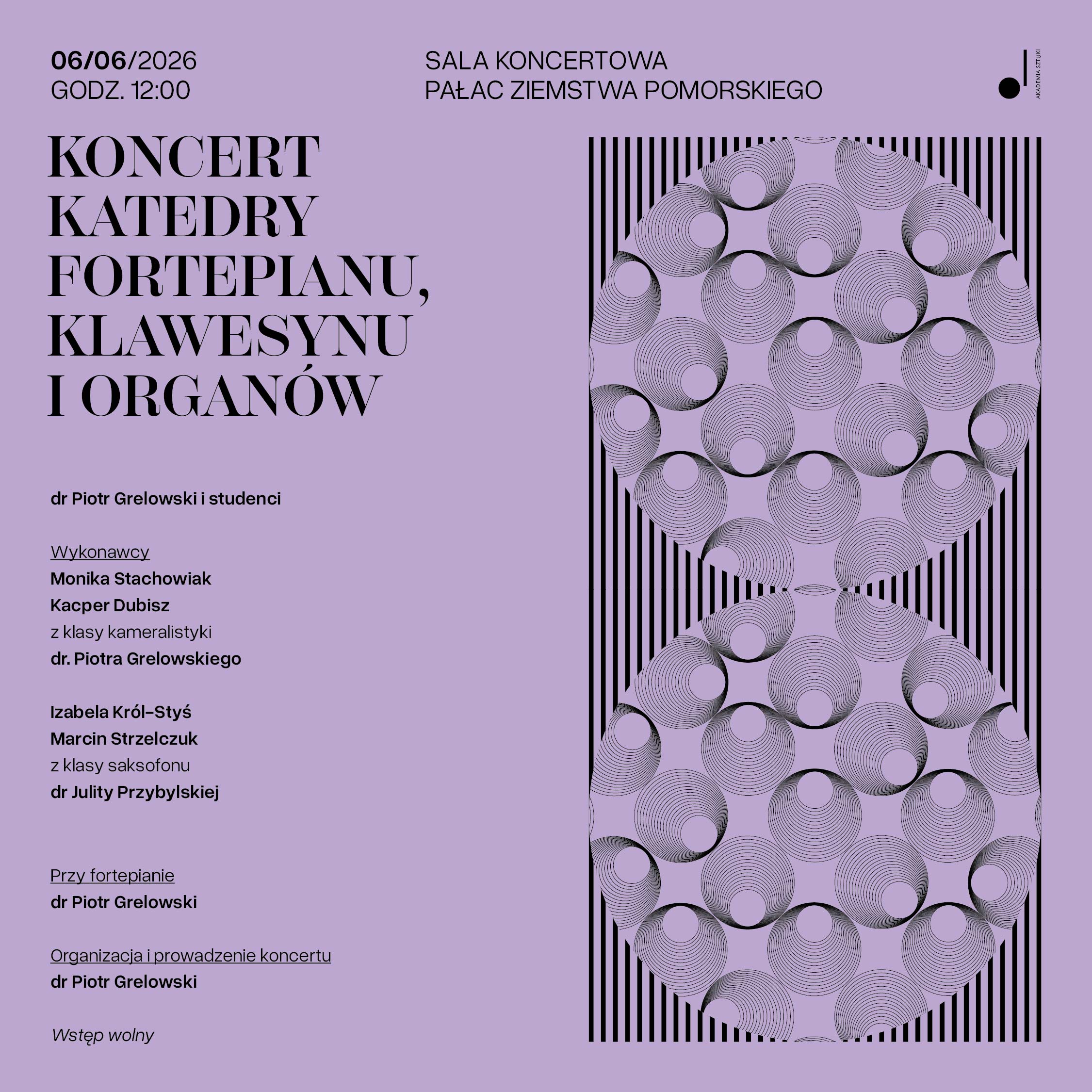 Koncert Katedry Fortepianu, Klawesynu i Organów