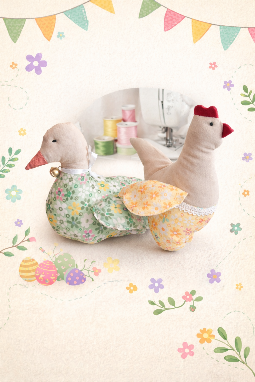 Kurki wielkanocne – warsztaty szycia na maszynie