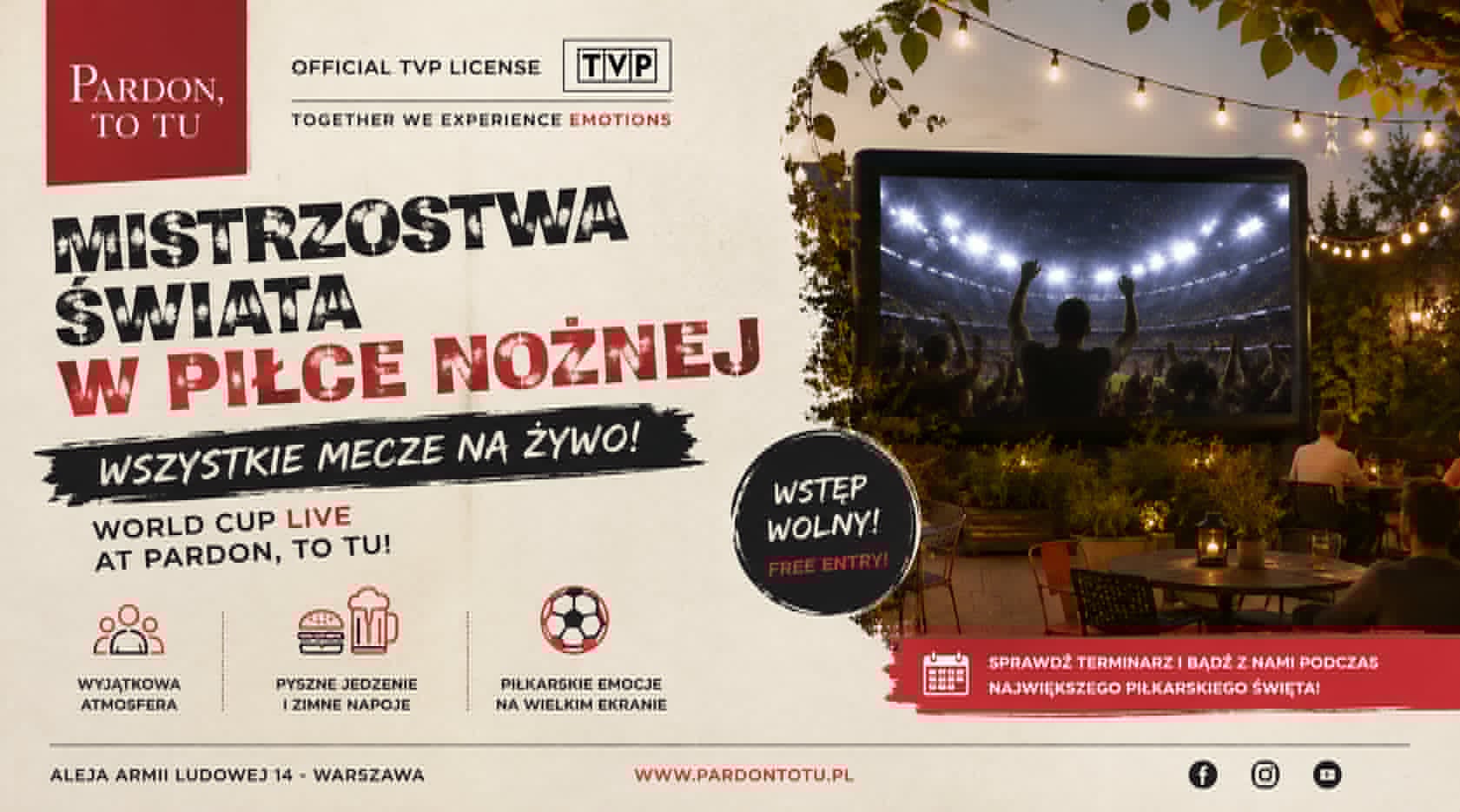 Football World Cup in Pardon, It's Here
