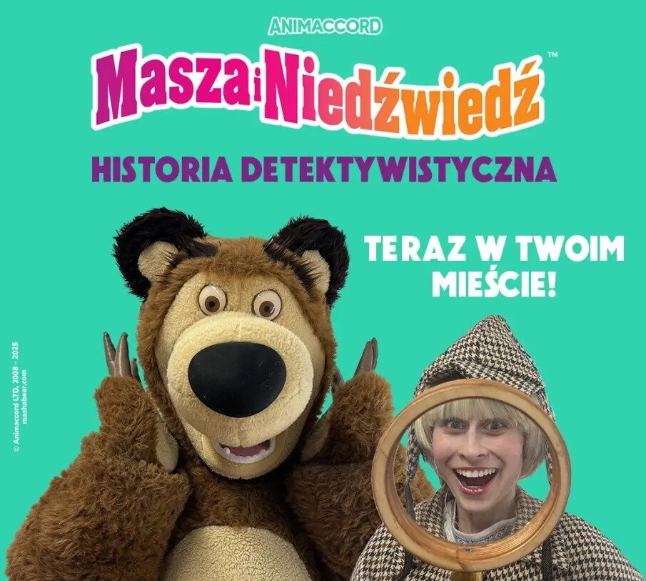 „Masza i Niedźwiedź” – historia detektywistyczna – spektakl Młodego Widza – I