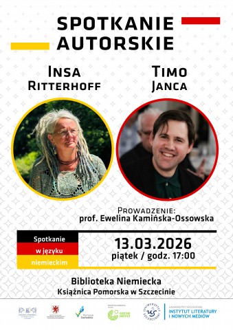 Spotkanie autorskie z Insą Ritterhoff i Timo Jancą