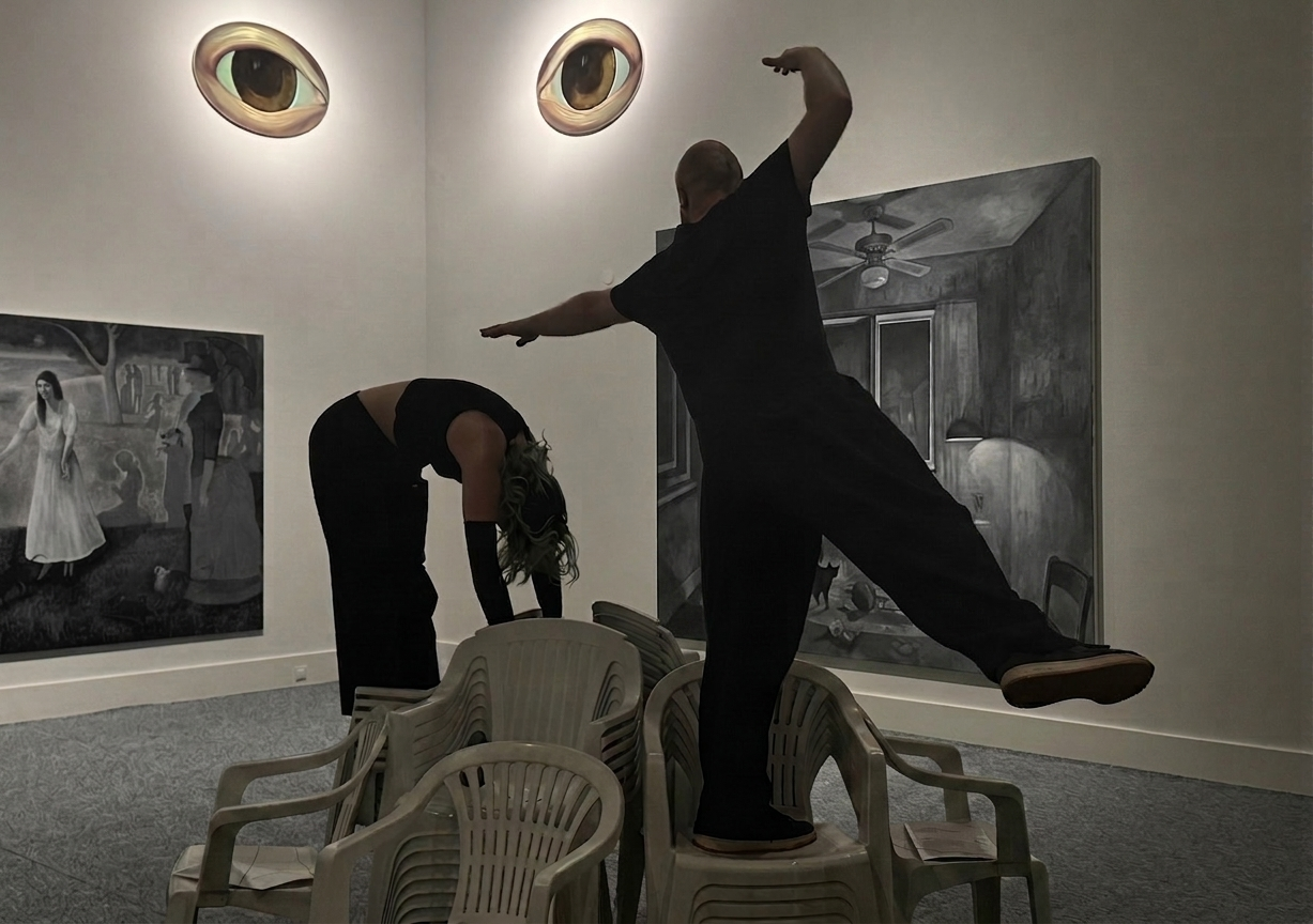 Formlessness, me and the walls of Encouragement. What does the body experience in performance art?