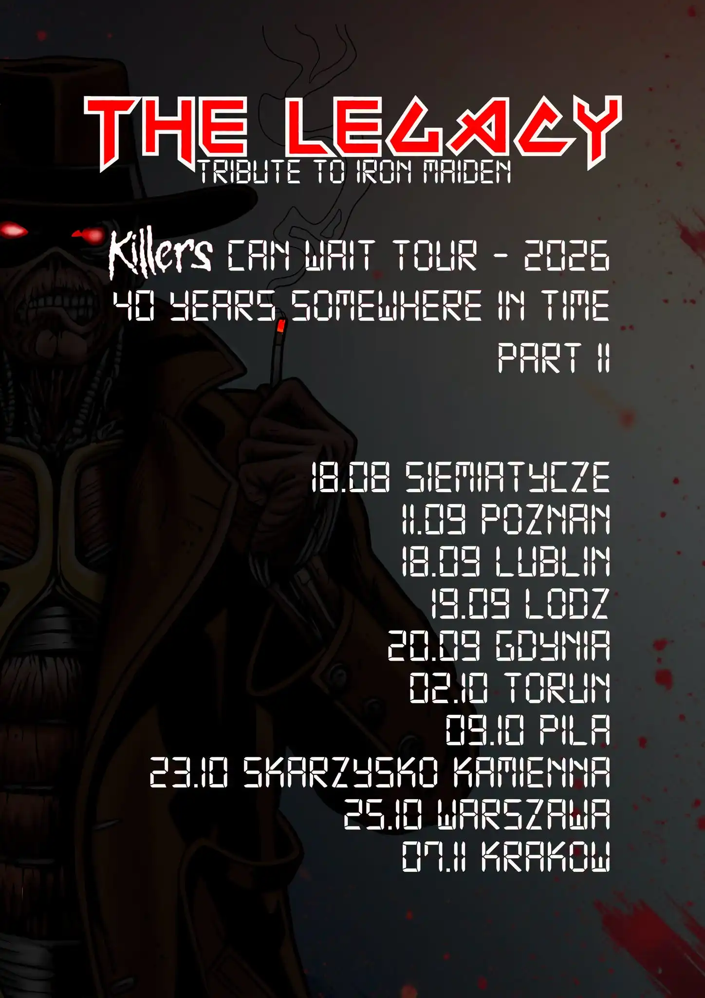 Tribute to IRON MAIDEN | Killers Can Wait Tour 2026 | WARSZAWA