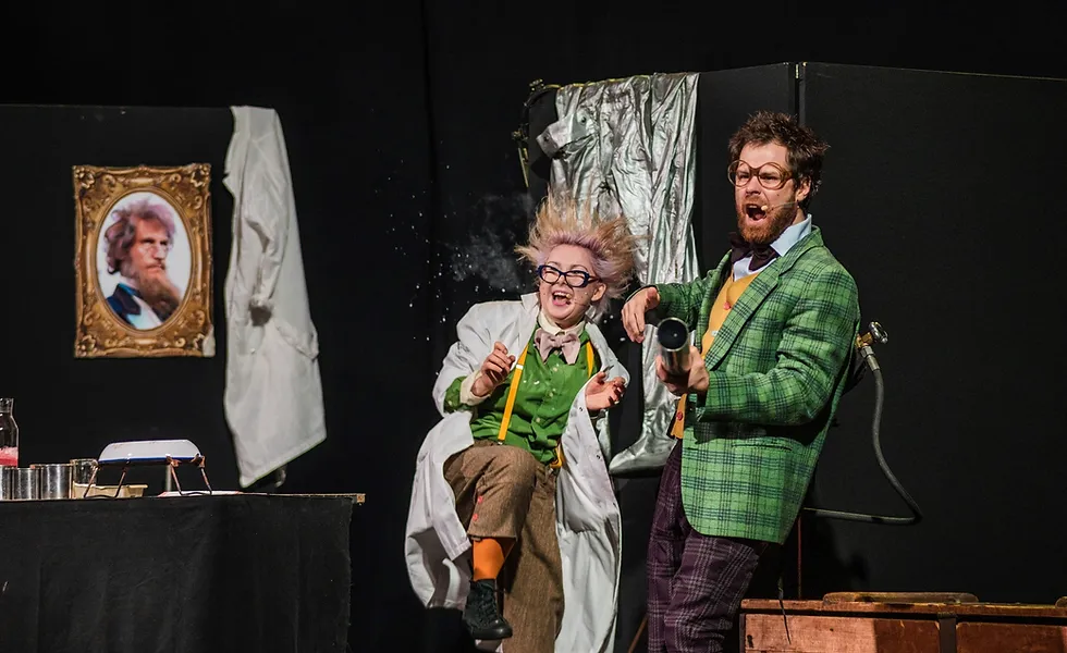 Laboratorium Pana Kleksa teatr kompania marzeń spektakl familijny dla widzów 5-10 lat