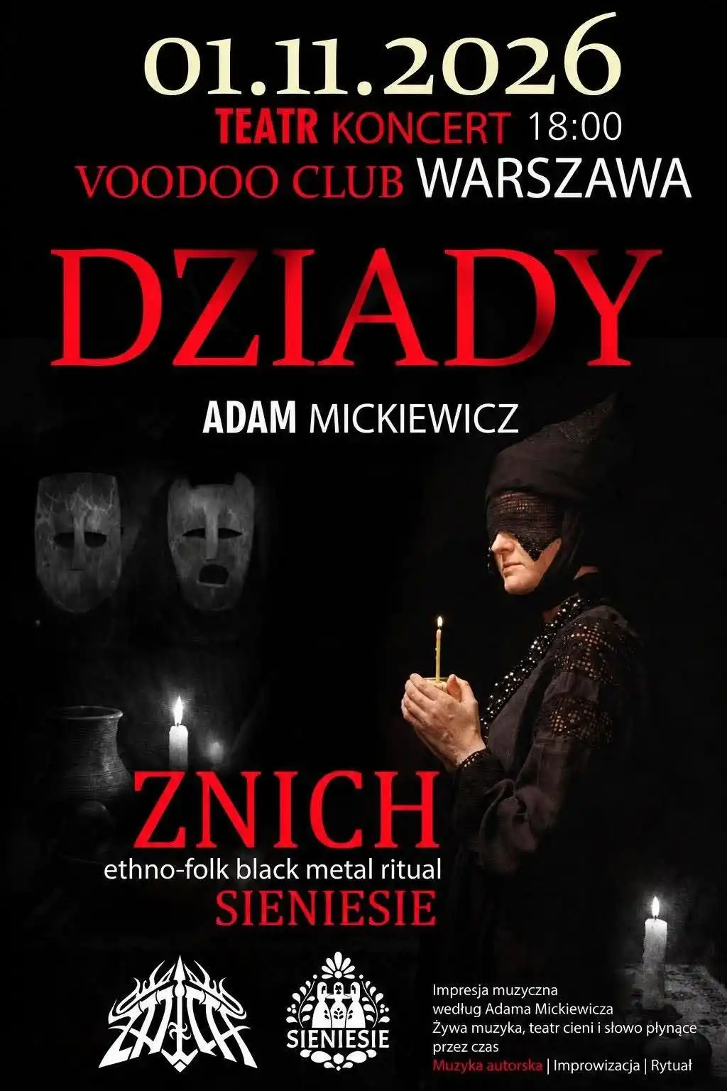 “DZIADY” Teatr-Koncert ZNICH & Sieniesie