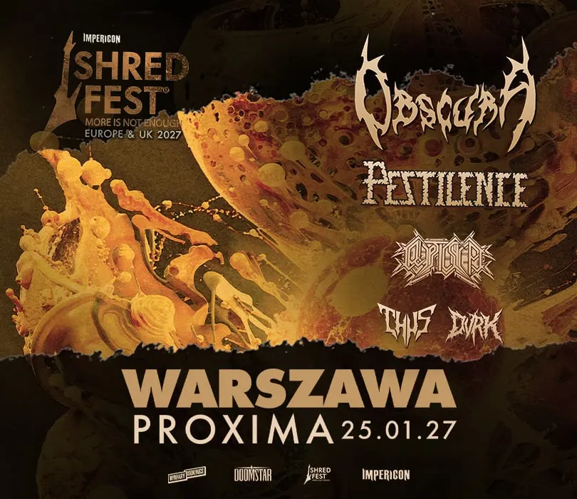 OBSCURA + PESTILENCE + CRYPTIC SHIFT + THUS + DVRK