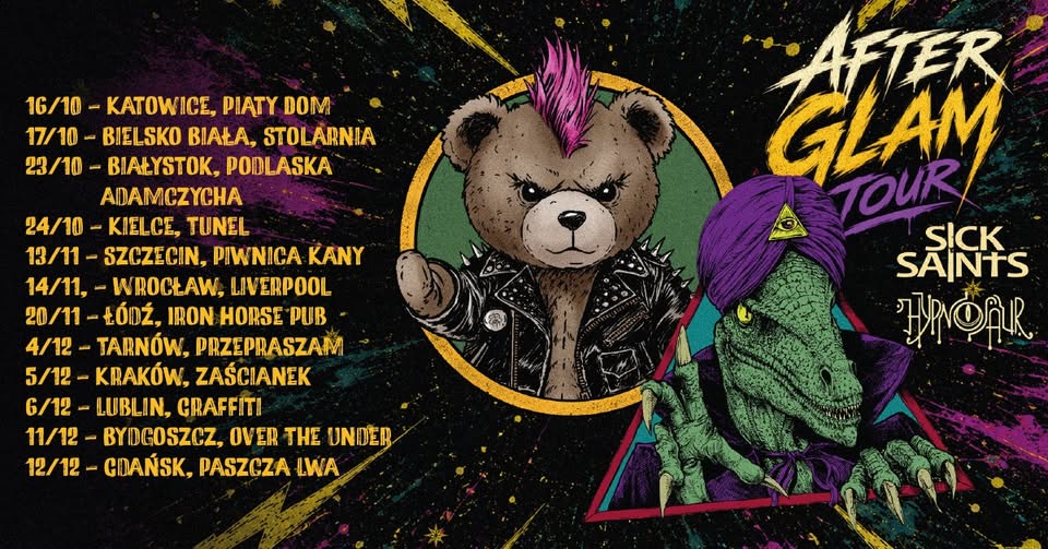 SICK SAINTS + Hypnosaur "After Glam Tour 2026" / Szczecin / 13.11.2026