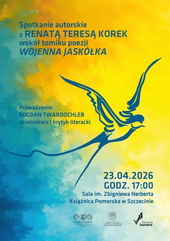 Spotkanie autorskie z Renatą Teresą Korek wokół tomiku „Wojenna Jaskółka"
