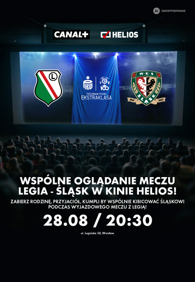 PKO BP Ekstraklasa: Legia Warsaw - Slask Wroclaw