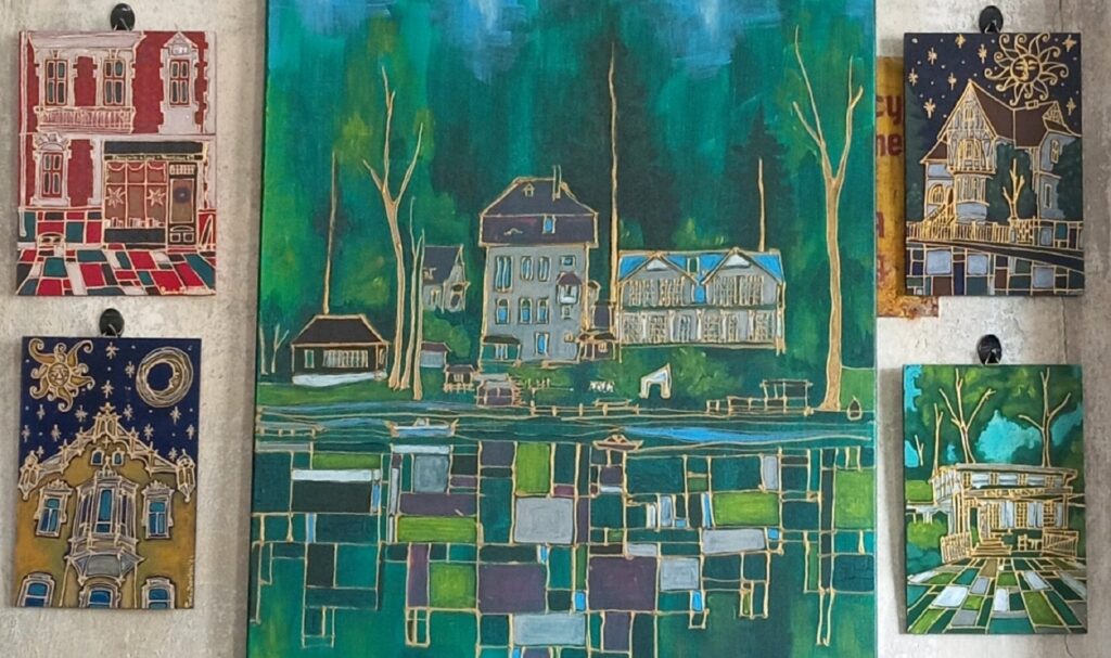 02.10./ Gallery Enter — Sonia Zapolska — “Magic Spaces” — painting