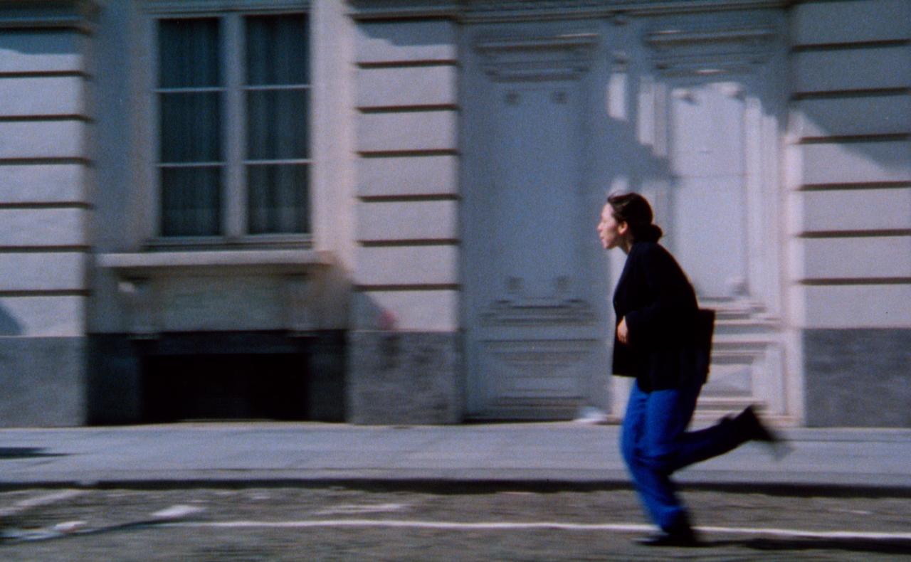 Portrait of a young girl at the end of the 60s in Brussels