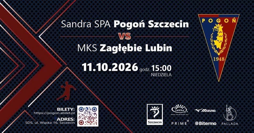 Sandra SPA Pogoń Szczecin vs MKS Zagłębie Lubin