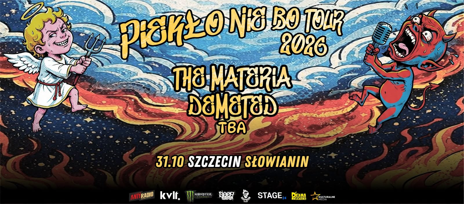 THE MATERIA x DEMETED — HELL NOT BECAUSE TOUR | SZCZECIN + TBA