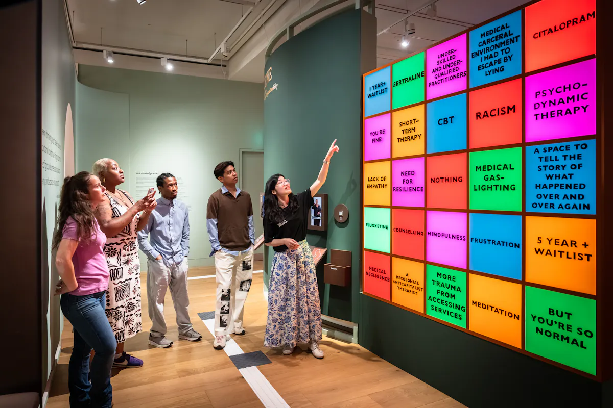 Lights Up and Audio Described Tours of the Audrey Amiss and Rudy Loewe Exhibitions
