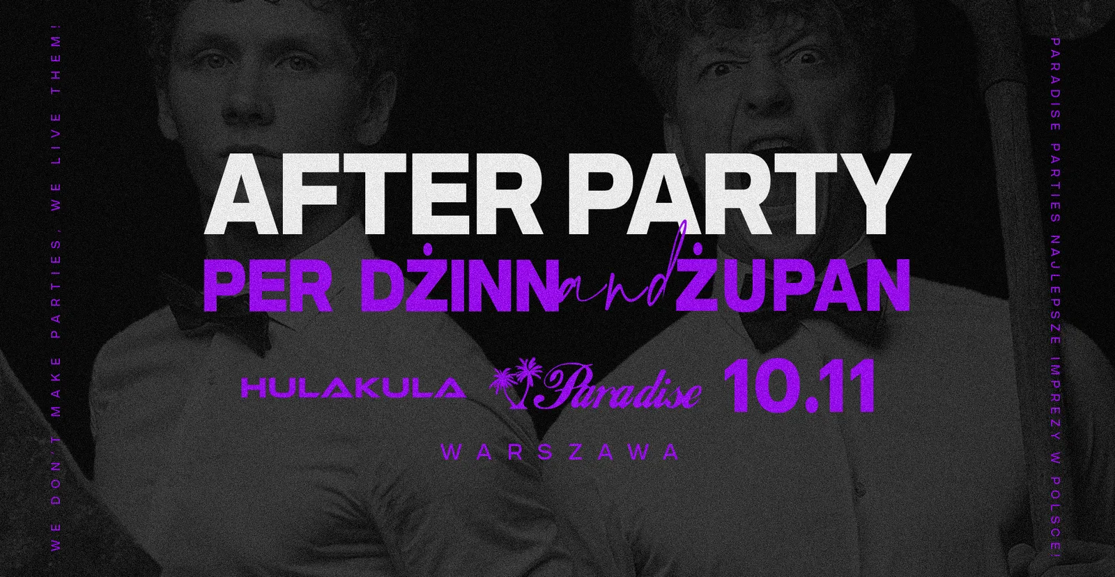 AFTERPARTY Per dżinn & Żupan na Paradise 🚀 Warszawa
