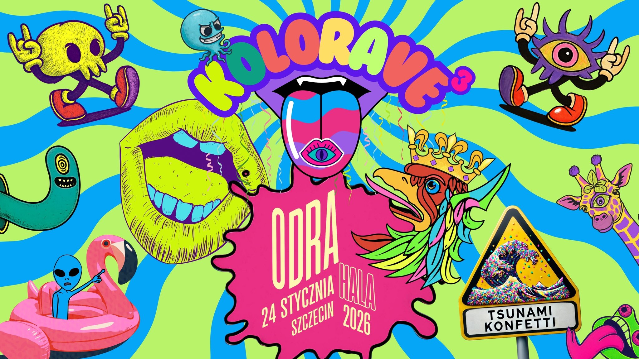 Tsunami Konfetti - KOLORAVE 3 - HOUSE/TECHNO